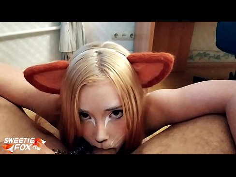 ❤️ Kitsune sluk piel en kom in haar mond ☑ Seks by ons
